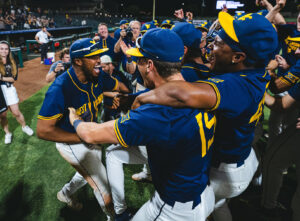 No. 9 WVU advances to Big 12 tournament title game with a 7-3 victory against Arizona State